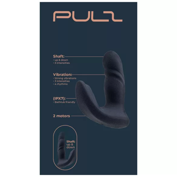 Dreamtoys Pulz - ωθητικός πρωκτικός δονητής με τηλεχειριστήριο (μπλε)