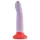 Dreamtoys Love Signal - δίχρωμο σιλικονούχο dildo μεγάλο (μωβ)