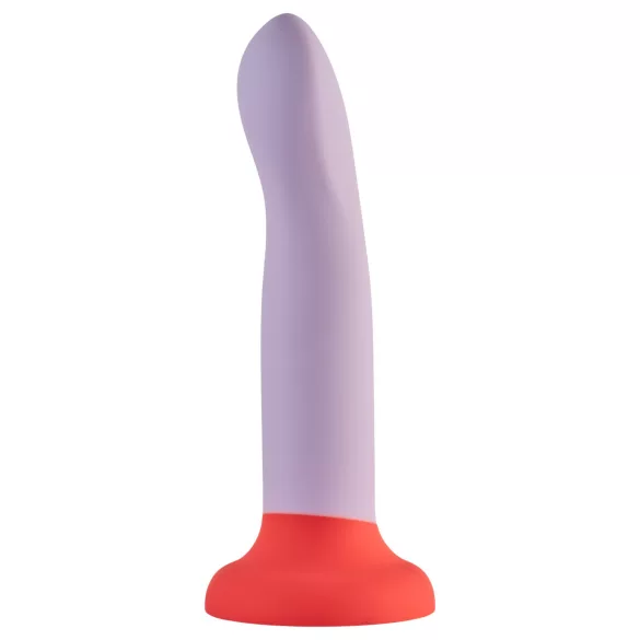 Dreamtoys Love Signal - δίχρωμο σιλικονούχο dildo μεγάλο (μωβ)