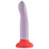 Dreamtoys Love Signal - δίχρωμο σιλικονούχο dildo μεγάλο (μωβ)
