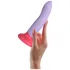 Dreamtoys Love Signal - δίχρωμο σιλικονούχο dildo μεγάλο (μωβ)