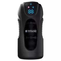  Titanz Ultimate Heat & Thrusting - αυτόματο ανδρικό masturbator (μαύρο)