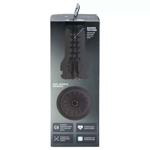 Kiiroo PowerBlow + Feel Pocket τσέπης ανδρικός αυνανιστής (μαύρο)