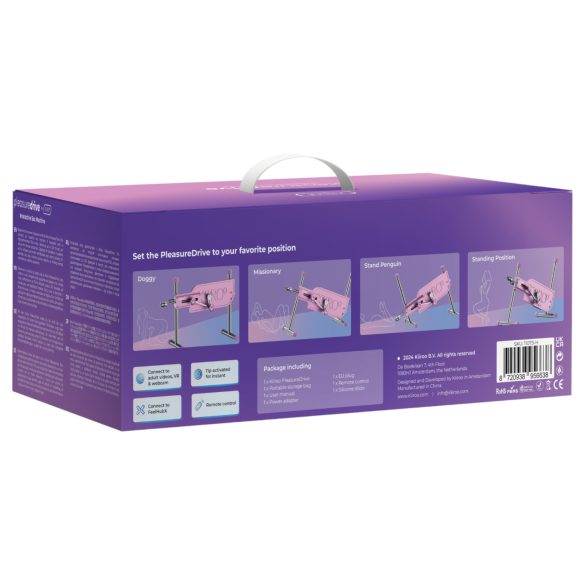 Kiiroo - Δονητική μηχανή σεξ με δίκτυο - έξυπνη λειτουργία - ροζ