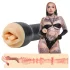 Kiiroo Feel Leigh Raven - τεχνητό στόμα με κομμένη γλώσσα (φυσικό χρώμα)