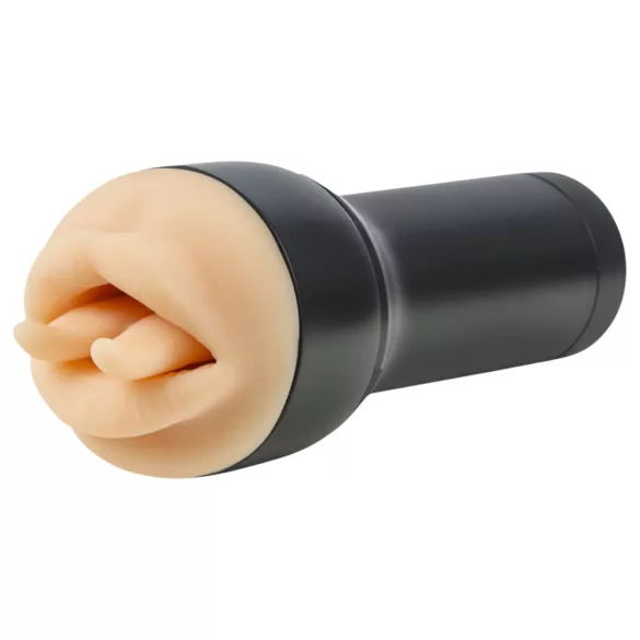 Kiiroo Feel Leigh Raven - τεχνητό στόμα με κομμένη γλώσσα (φυσικό χρώμα)