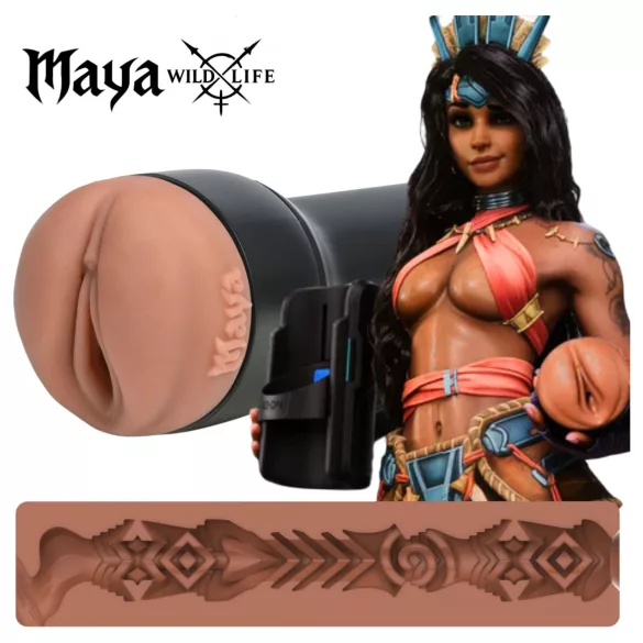 Kiiroo FeelMaya - ρεαλιστικός κόλπος-μαστουρμπέιτορ (στο χρώμα του δέρματος)