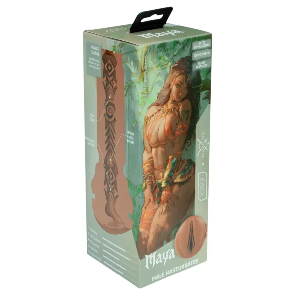 Kiiroo FeelMaya - ρεαλιστικός κόλπος-μαστουρμπέιτορ (στο χρώμα του δέρματος)