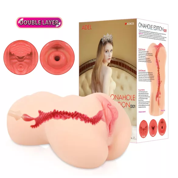 Kokos Onahole 001 XL - ρεαλιστικός ανδρικός αυνανιστής μουνάκι (στο χρώμα του δέρματος)