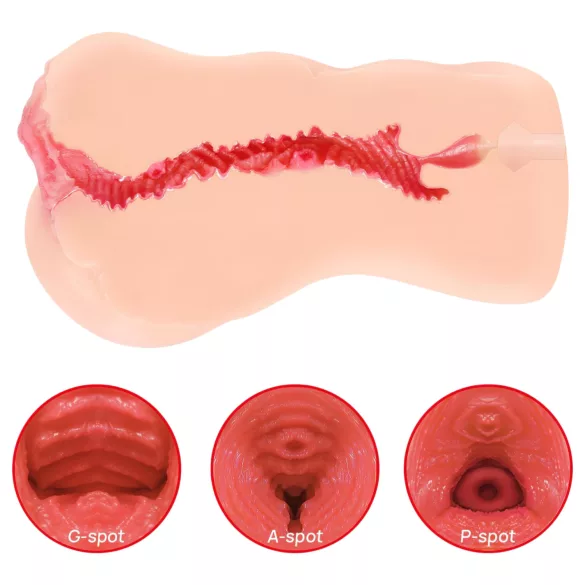 Kokos Onahole 001 XL - ρεαλιστικός ανδρικός αυνανιστής μουνάκι (στο χρώμα του δέρματος)