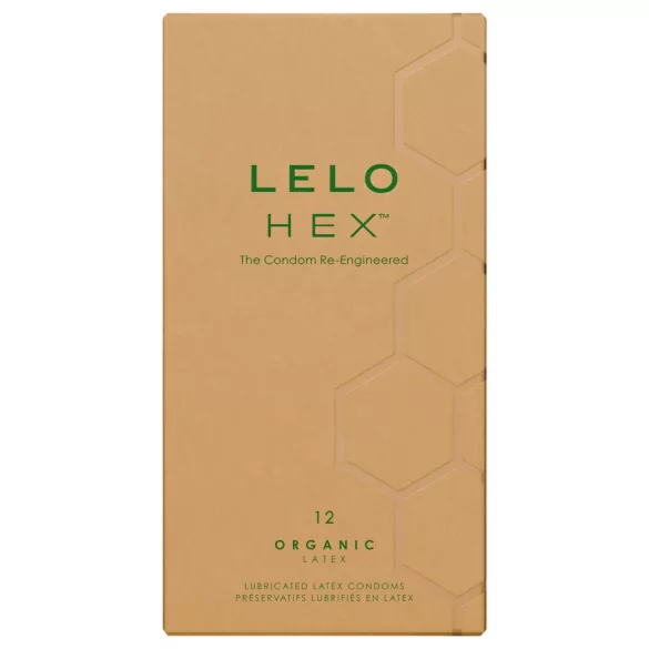 LELO Hex Organic - προφυλακτικά ενισχυμένης αντοχής - 12 τεμάχια