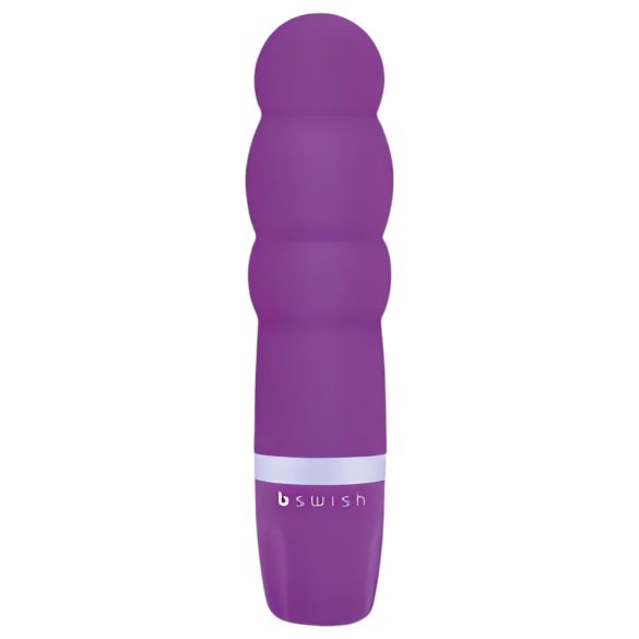 B SWISH Bcute Pearl – αδιάβροχος μωβ δονητής με πέρλες