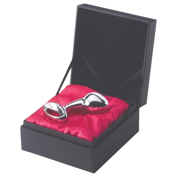 Njoy - μεσαίο μεταλλικό πρωκτικό βύσμα - ασημί