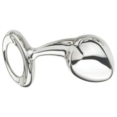   Njoy - μεταλλικό πρωκτικό βύσμα μεγάλο - ασημί