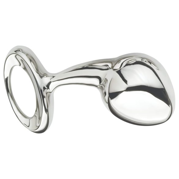 Njoy - μεταλλικό πρωκτικό βύσμα μεγάλο - ασημί