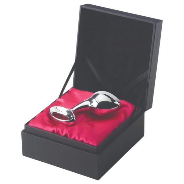 Njoy - μεταλλικό πρωκτικό βύσμα μεγάλο - ασημί