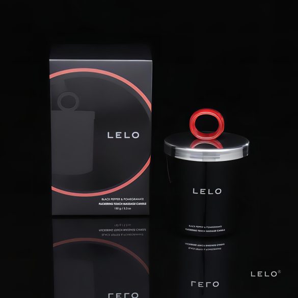 LELO - κερί μασάζ - ρόδι & μαύρο πιπέρι - 150g