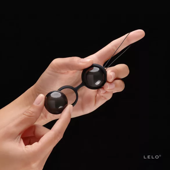 LELO - μπάλες kegel για γυναίκα - ρυθμιζόμενες Luna Noir