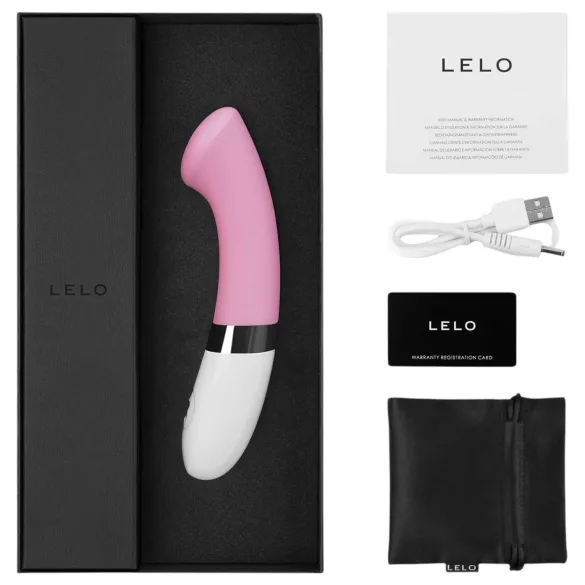 LELO Gigi 2 - δονητής σημείου G - σιλικόνη - ροζ