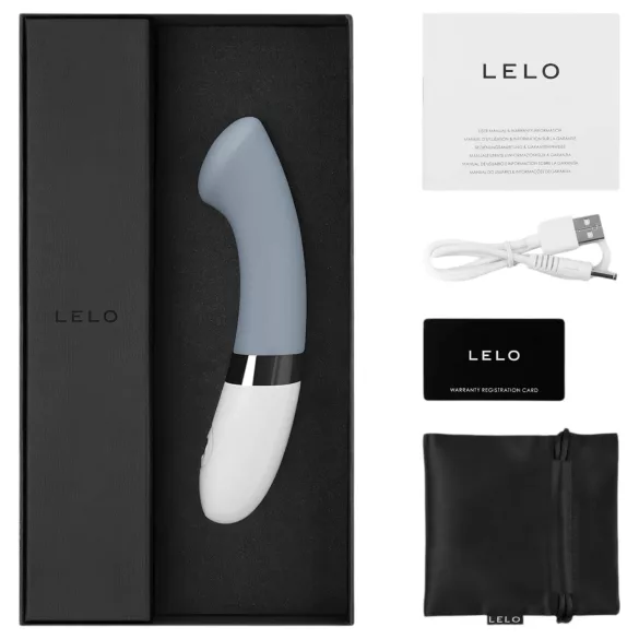 LELO Gigi 2 - δονητής σημείου G - σιλικονέ - γκρι