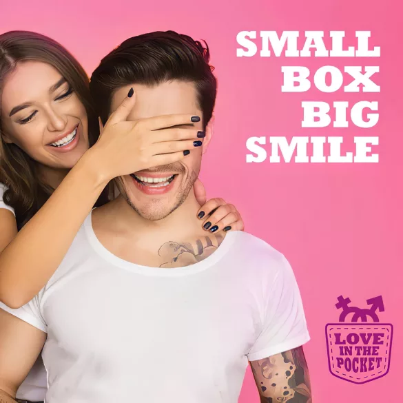 Love in the Pocket - δαχτυλίδι πέους με δόνηση μιας χρήσης - ροζ