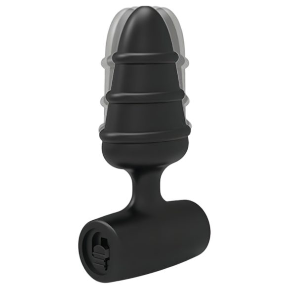 Love Plug - μίνι μαύρο πρωκτικό δονητής