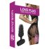 Love Plug - μίνι μαύρο πρωκτικό δονητής
