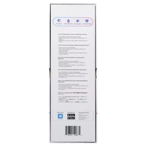 Lovense - έξυπνο ραβδοειδές μασάζ δόνησης - μαύρο