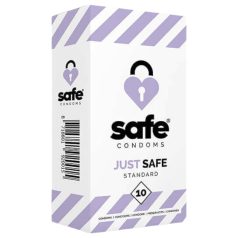  SAFE Just Safe - προφυλακτικό βανίλιας - 10 τεμάχια - στάνταρ