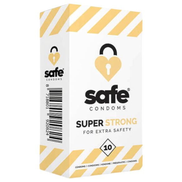 SAFE Super Strong - εξαιρετικά ισχυρά προφυλακτικά (10 τεμ)