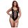 BACI Plus Size - Μαύρο Διχτυωτό Σώμα - Ραφινάτο (XL-XXL)