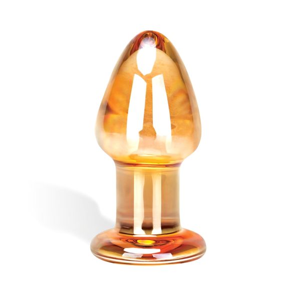 GLAS Over Easy - γυάλινο πρωκτικό plug (χρυσό)
