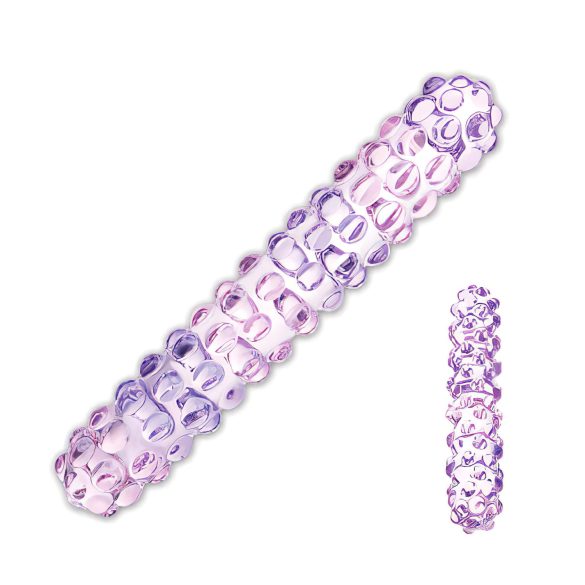 GLAS No. 94 - μικρή γυάλινη ροζ απόλαυση (dildo με σφαιρίδια)