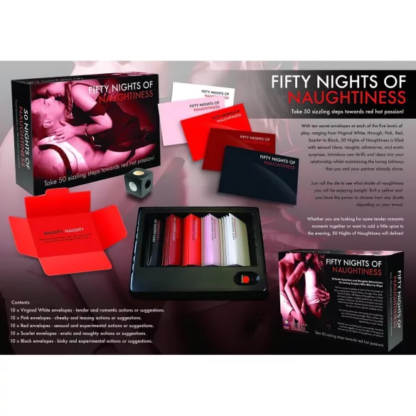 FIFTY NIGHTS OF NAUGHTINESS - ερωτικό παιχνίδι ζευγαριών - αγγλικά