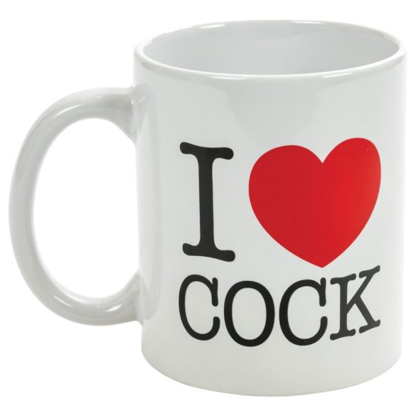 I Love Cock - κούπα (μαύρη)