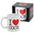 I Love Cock - κούπα (μαύρη)
