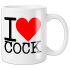 I Love Cock - κούπα (μαύρη)
