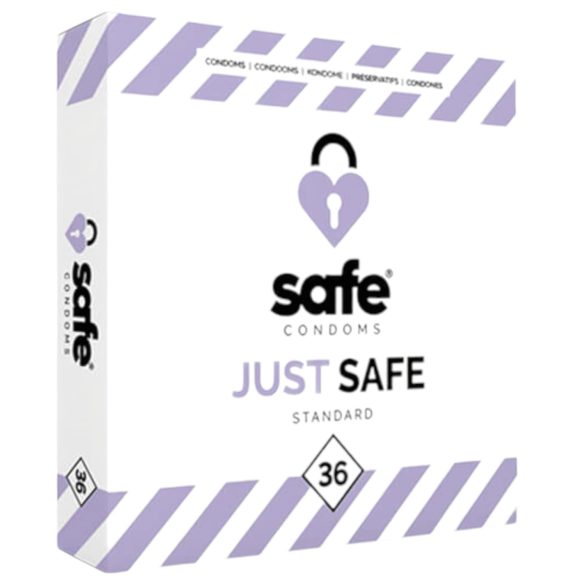 SAFE Just Safe - Προφυλακτικά Βανίλιας - Στάνταρτ (36 τεμ)