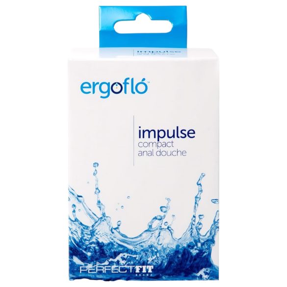 Perfect Fit Ergoflo Impulse - ντους πρωκτού & ευαίσθητων σημείων - μαύρο