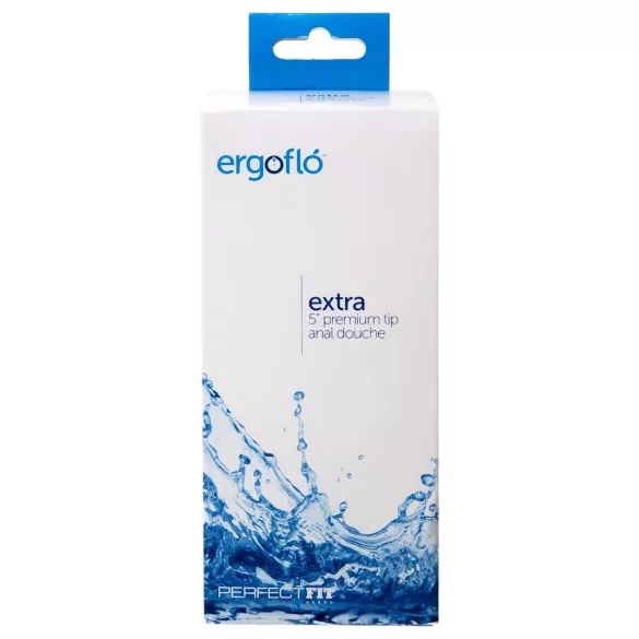 Perfect Fit Ergoflo Extra - κλύσμα πρωκτού & ευαίσθητων σημείων - μαύρο