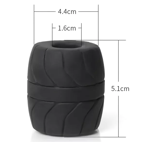 SilaSkin - δαχτυλίδι και διαστολέας όρχεων - σιλικόνη - λευκό