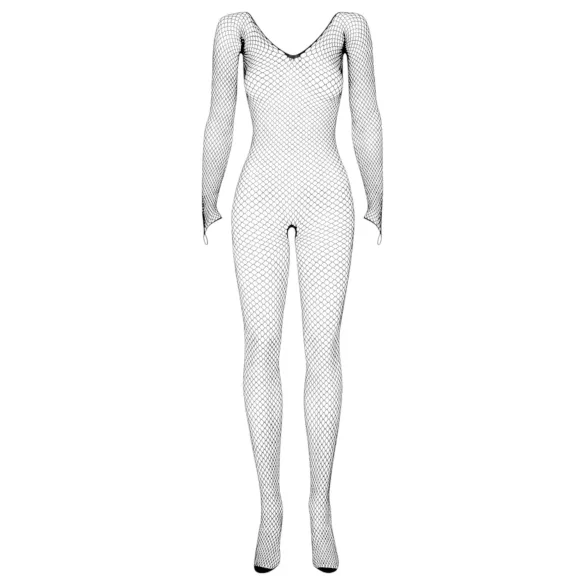 Obsessive - ολόσωμη φόρμα necc με μακριά μανίκια ανοιχτή - μαύρη S-L