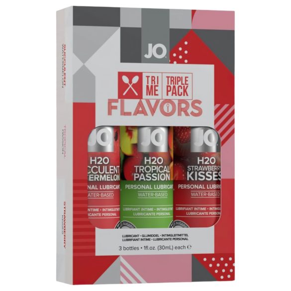 JO System Flavors - Αρωματικό λιπαντικό σετ (3x30ml)