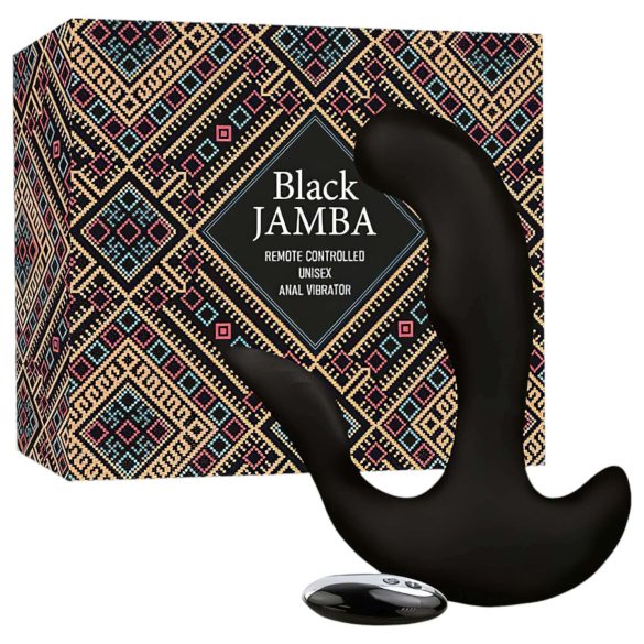 FEELZTOYS Μαύρος Jamba - ασύρματος, θερμαινόμενος πρωκτικός δονητής (μαύρος)