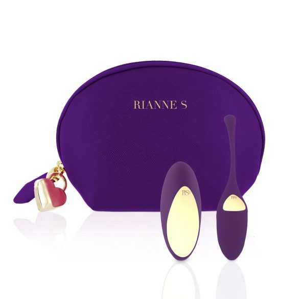Rianne Essentials Pulsy - επαναφορτιζόμενο, ασύρματο δονούμενο αυγό (μοβ)