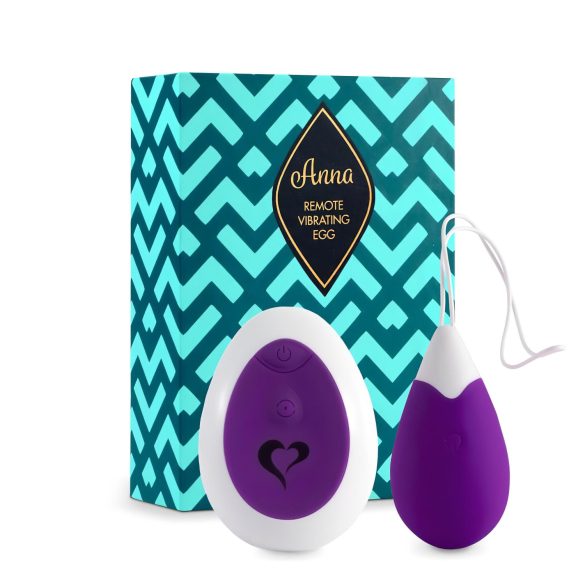 FeelzToys Άννα - Επαναφορτιζόμενο ασύρματο δονητικό αυγό (Μωβ)