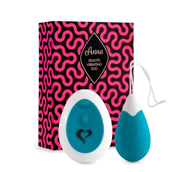 FEELZTOYS Άννα - Ασύρματο δονητικό αυγό με επαναφορτιζόμενη μπαταρία (πράσινο)