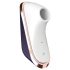 Satisfyer Traveler - φορητό διεγερτικό κλειτορίδας (μαύρο-λευκό)