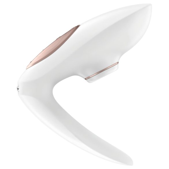 Satisfyer Pro 4 Couples - Επαναφορτιζόμενος δονητής ζευγαριών αέρος (λευκός)