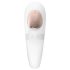 Satisfyer Pro 4 Couples - Επαναφορτιζόμενος δονητής ζευγαριών αέρος (λευκός)